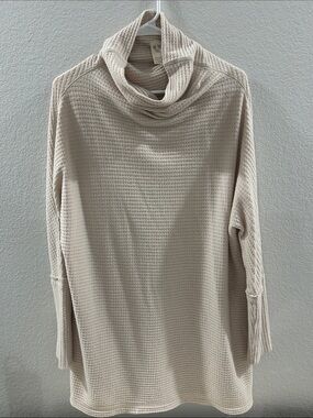 Free People We The Free Kitty Thermal Oversized Tunic Top